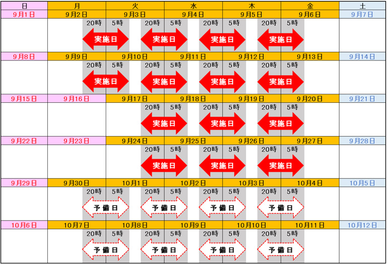 日時のイメージ画像