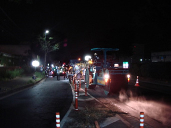 舗装補修工事 作業状況写真