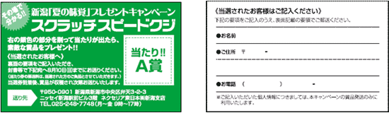 スクラッチスピードクジのイメージ画像
