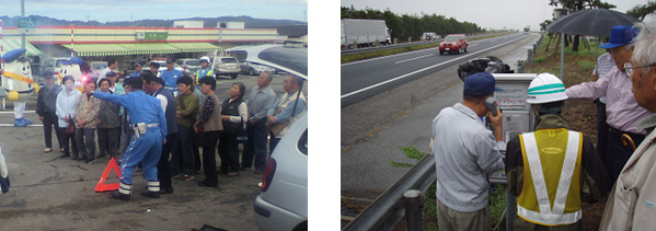 高齢者の方を対象とした交通安全教室のイメージ画像