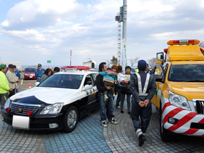 はたらくクルマの展示の写真