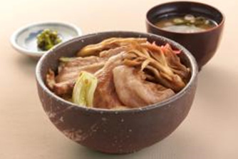雪国まいたけ津南ポーク丼【750円】のイメージ画像
