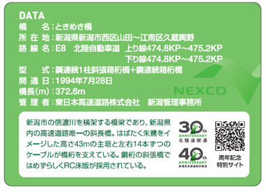 橋カード裏面（例）のイメージ画像