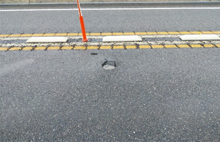Image of paved road condition (between Nishi Aizu IC and Aizu Sakashita IC)