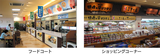 フードコート・ショッピングコーナーのイメージ画像