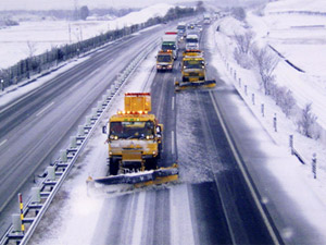 Photo of snow removal work