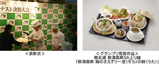 表彰式、グランプリ受賞作品：東北道 那須高原SA上り線「那須高原 鳥のさえずり～空（そら）の詩（うた）」のイメージ画像