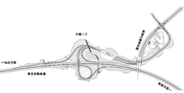 Image of the Ohira interchange floor plan