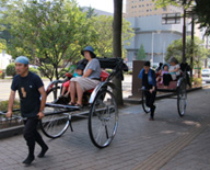 人力車の無料試乗のイメージ画像