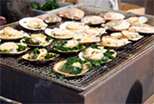 Image image of Kamaishi scallop beach grilled in Iwate Prefecture
