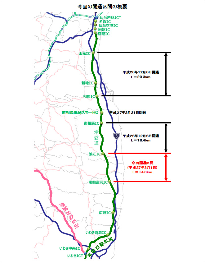 Image of outline of Joban Expressway