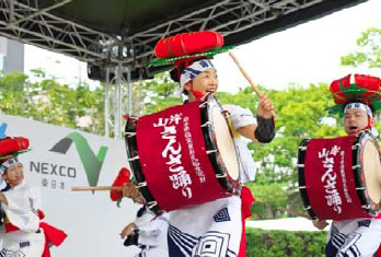 各県の郷土芸能を披露（岩手県 さんさ踊り）のイメージ画像