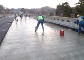 床版防水工事のイメージ画像