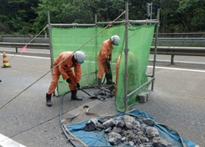 道路保全工事のイメージ画像