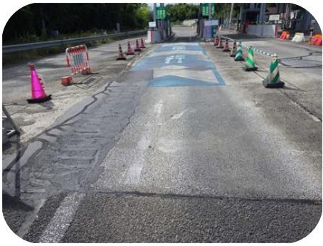 舗装損傷状況のイメージ画像