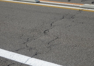 路面損傷状況のイメージ画像