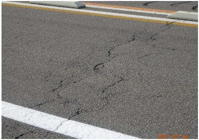 路面損傷状況のイメージ画像