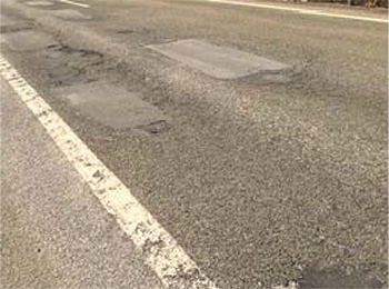 舗装の損傷状況図のイメージ画像