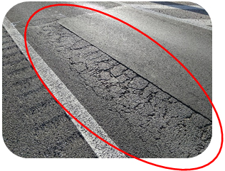 伸縮装置損傷状況のイメージ画像