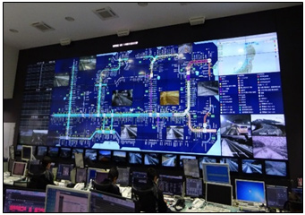 [Road control center large monitor] photo