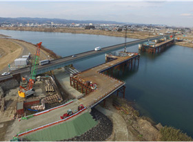 阿武隈大橋工事現場１のイメージ画像