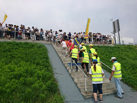 仙台東部道路津波避難階段のイメージ画像