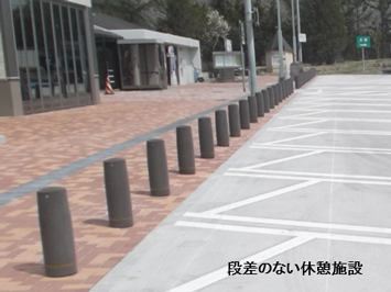 Image of parking lot barrier-free image