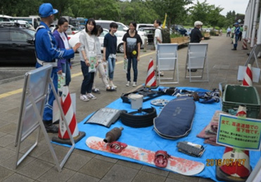 落下物の展示のイメージ画像