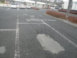 駐車場の現況（平成30年3月）の写真1