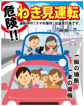 Image image of a sideways driving prevention poster
