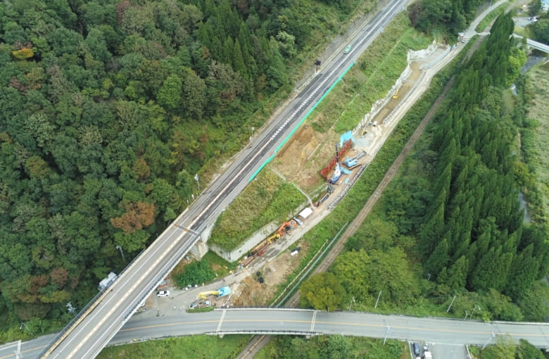 山内黒沢地区土工部