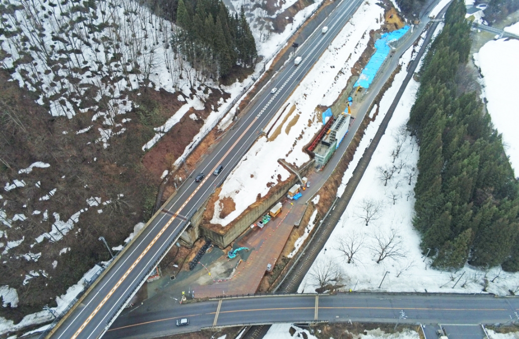 山内黒沢地区土工部