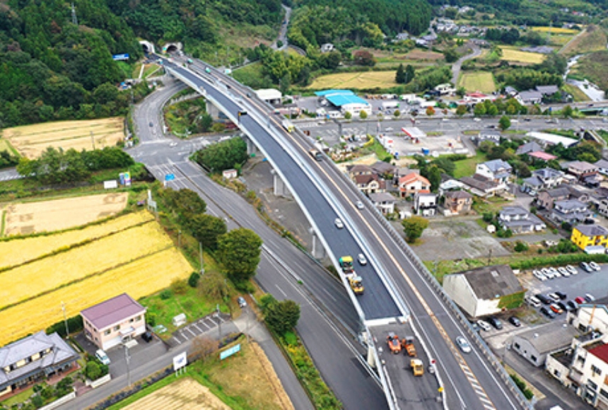 いわき中央IC付近