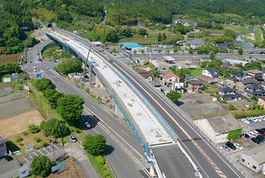 いわき中央IC付近