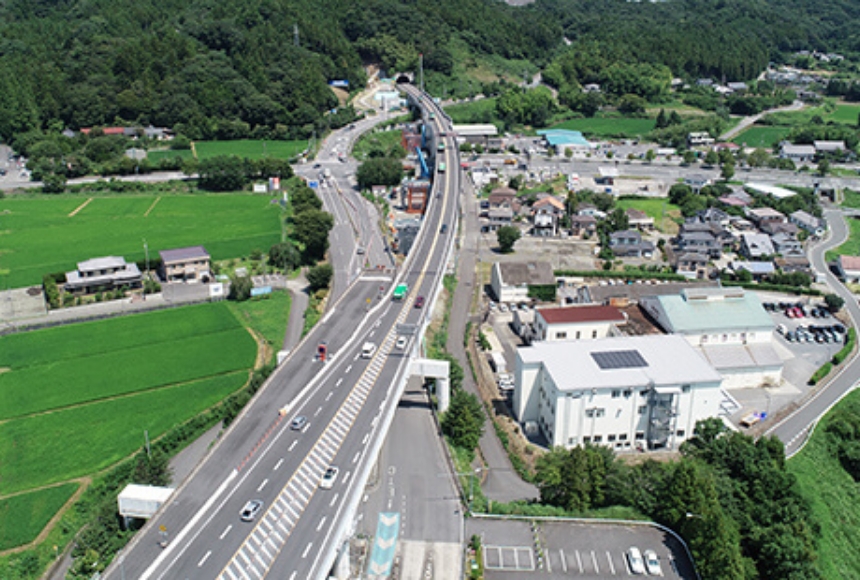 いわき中央IC付近