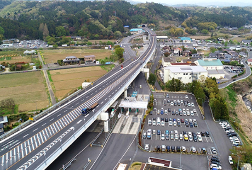 いわき中央IC付近