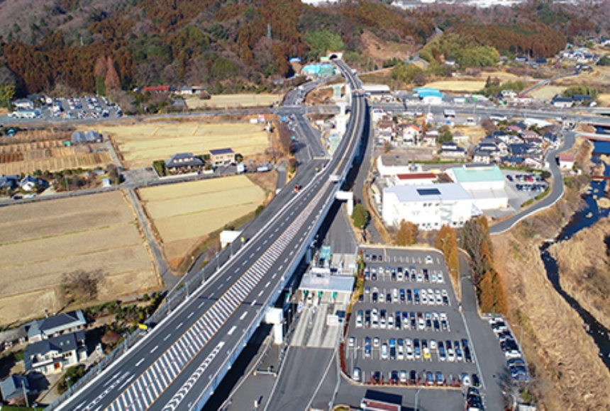 いわき中央IC付近