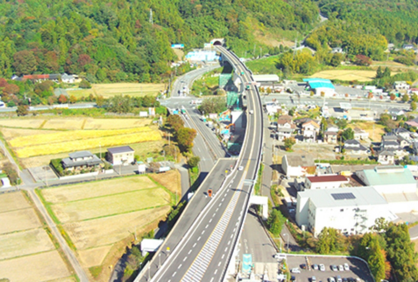 いわき中央IC付近