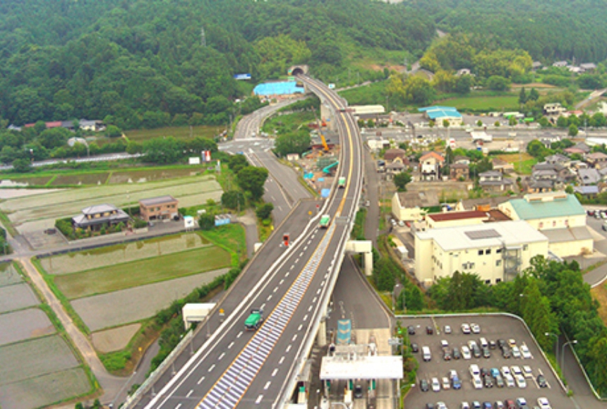 いわき中央IC付近